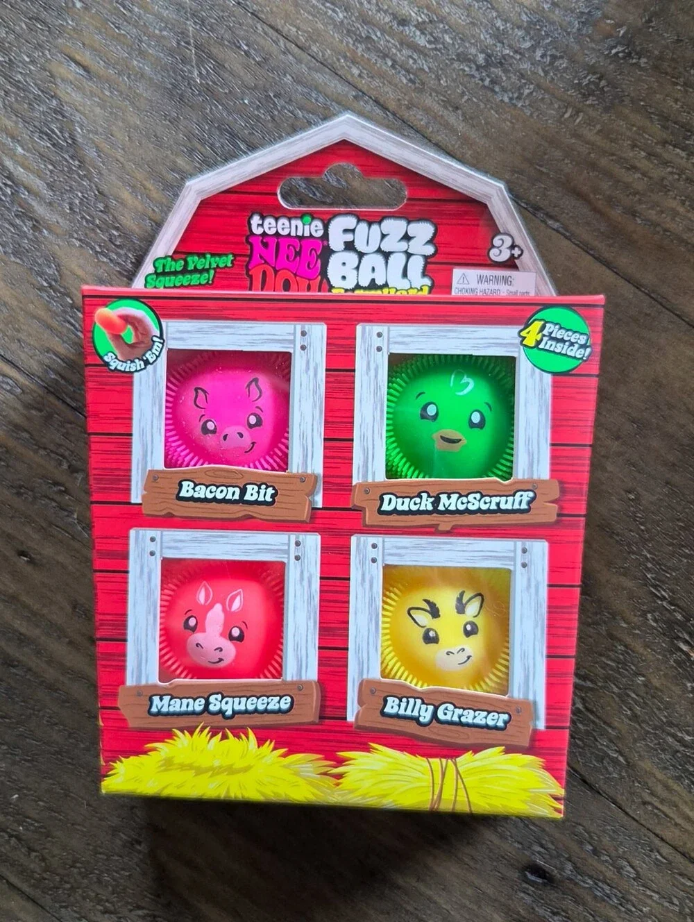 NEW HTF NeeDoh Teenie FuzzBall Farmyard Set!